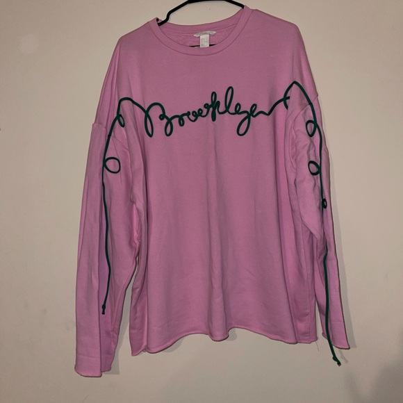 H&M Tops - H&M OVERSIZED PINK SWEATER m